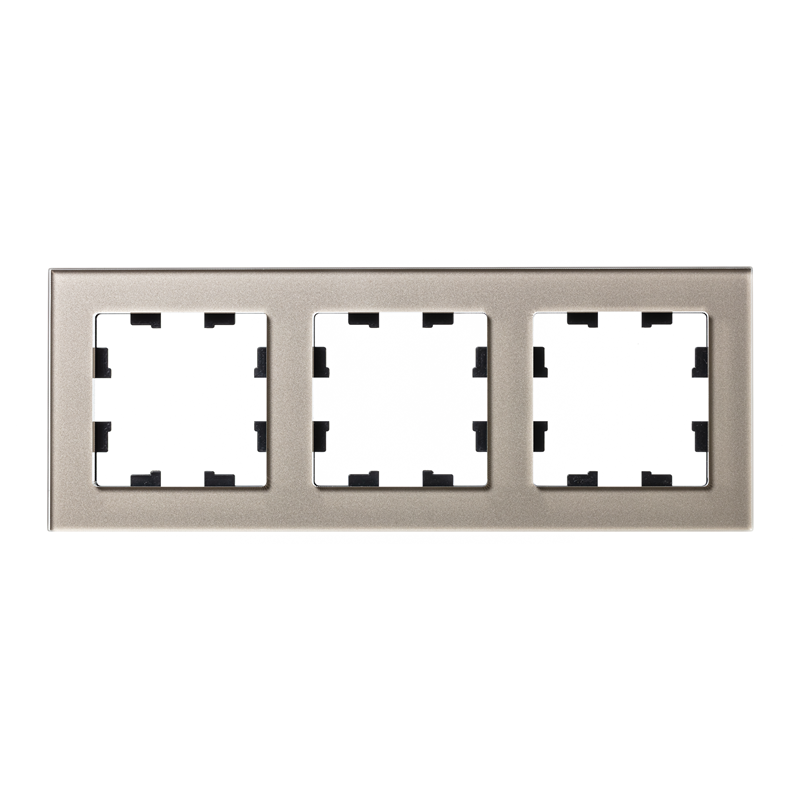 Рамка 3-м AtlasDesign Nature стекло шампань