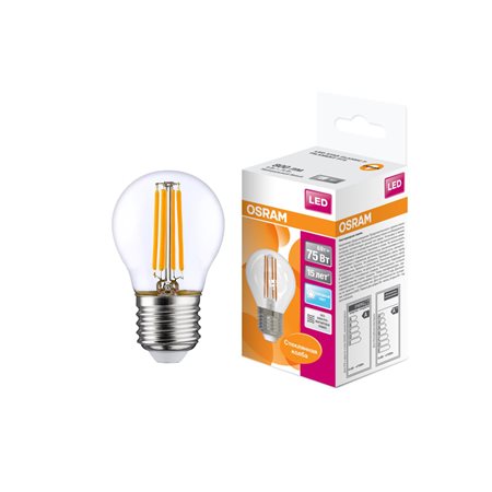 Лампа светодиодная LED STAR филаментная E27 6Вт 4000К 800Lm 220В