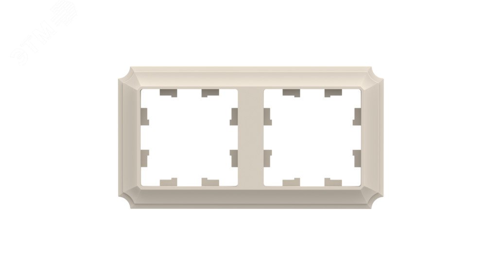 Рамка 2-постовая AtlasDesign Antique универсальная бежевая Schneider Electric