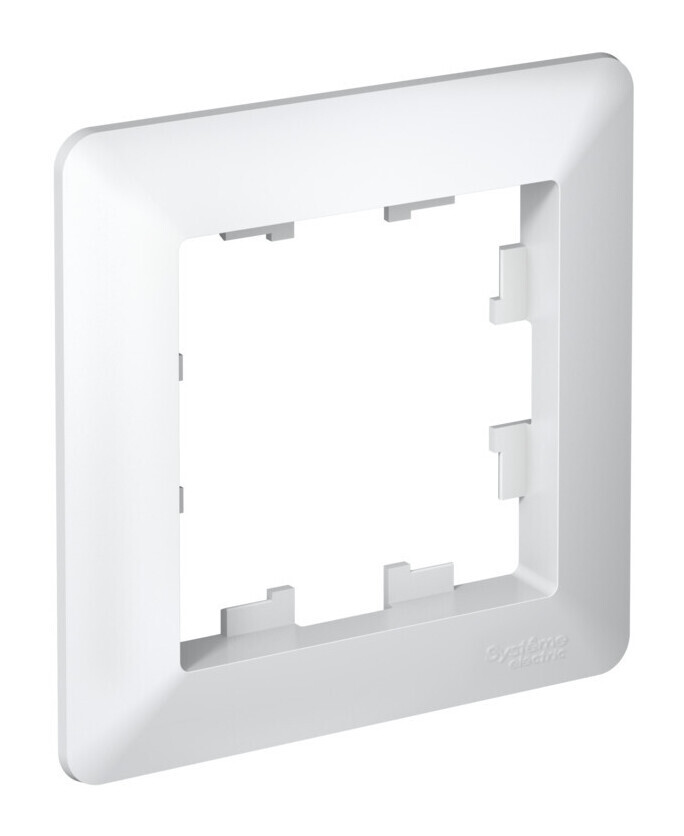 ATLASDESIGN AIR 1-постовая РАМКА, БЕЛЫЙ/дымчатый белый