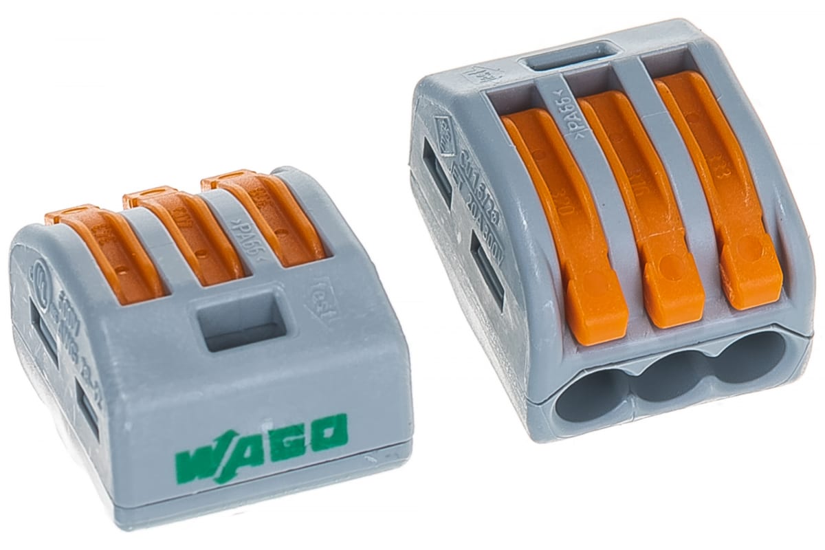 Клемма 3x0.08-2.5мм 222-413 WAGO