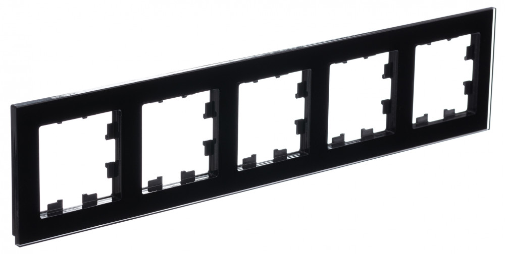 Рамка 5-м AtlasDesign Nature стекло черный