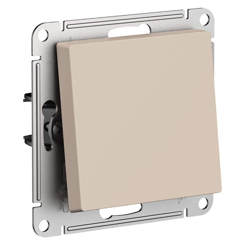 Переключатель 1-клавишный AtlasDesign схема6 10АХ механизм песочный SE