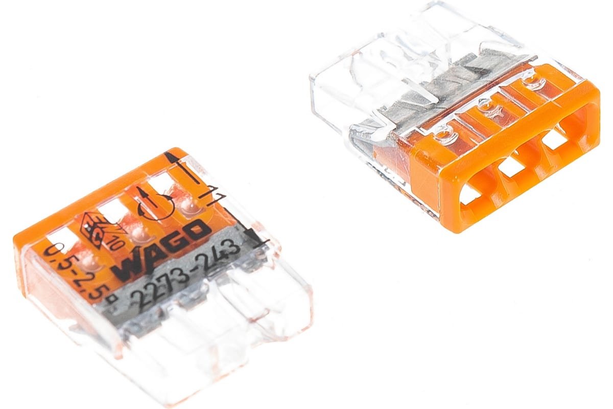 Клемма 3x2.5мм с пастой 2273-243 WAGO