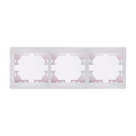 Рамка MIRA-148 3-ая горизонт., бел.