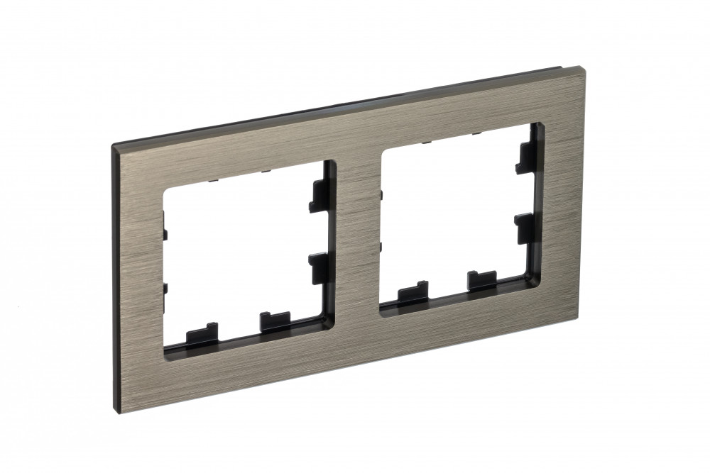 Рамка 2-м AtlasDesign Nature металл латунь