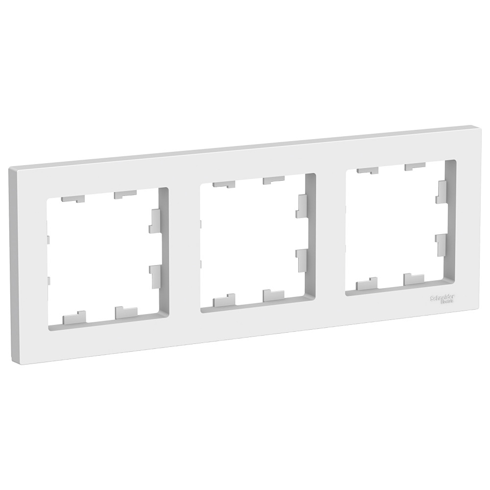 Рамка 3-постовая AtlasDesign универсальная белая Schneider Electric ATN000103