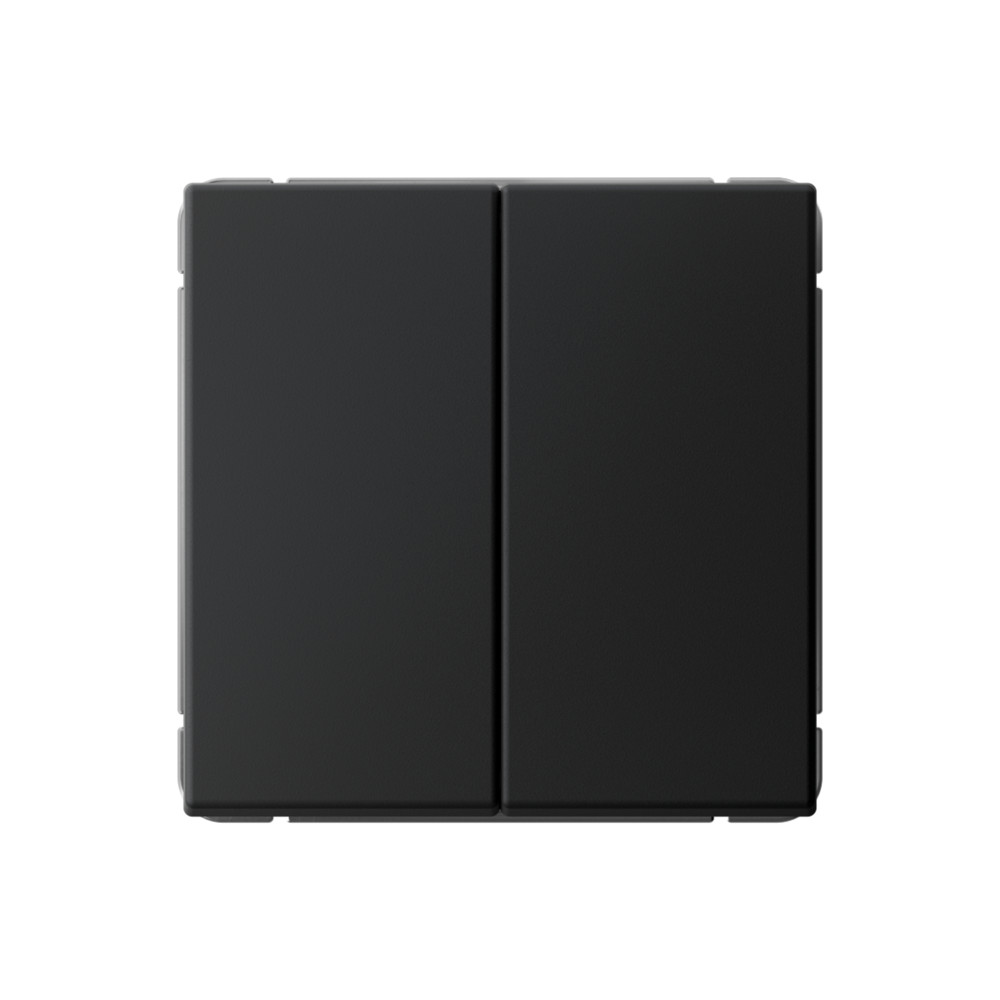 Переключатель 2-клавишный, сх.6/2, 10АХ, механизм, КАРБОН