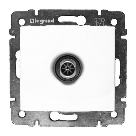 Механизм розетки TV Valena 2400МГц бел. (DIY-упак.)