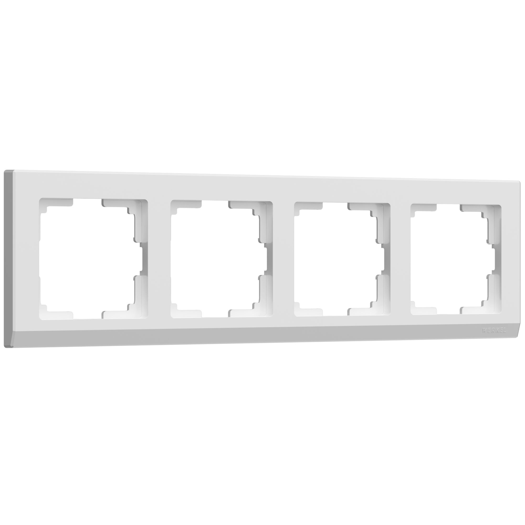 W0041801/ Рамка на 4 поста Stark (белый)