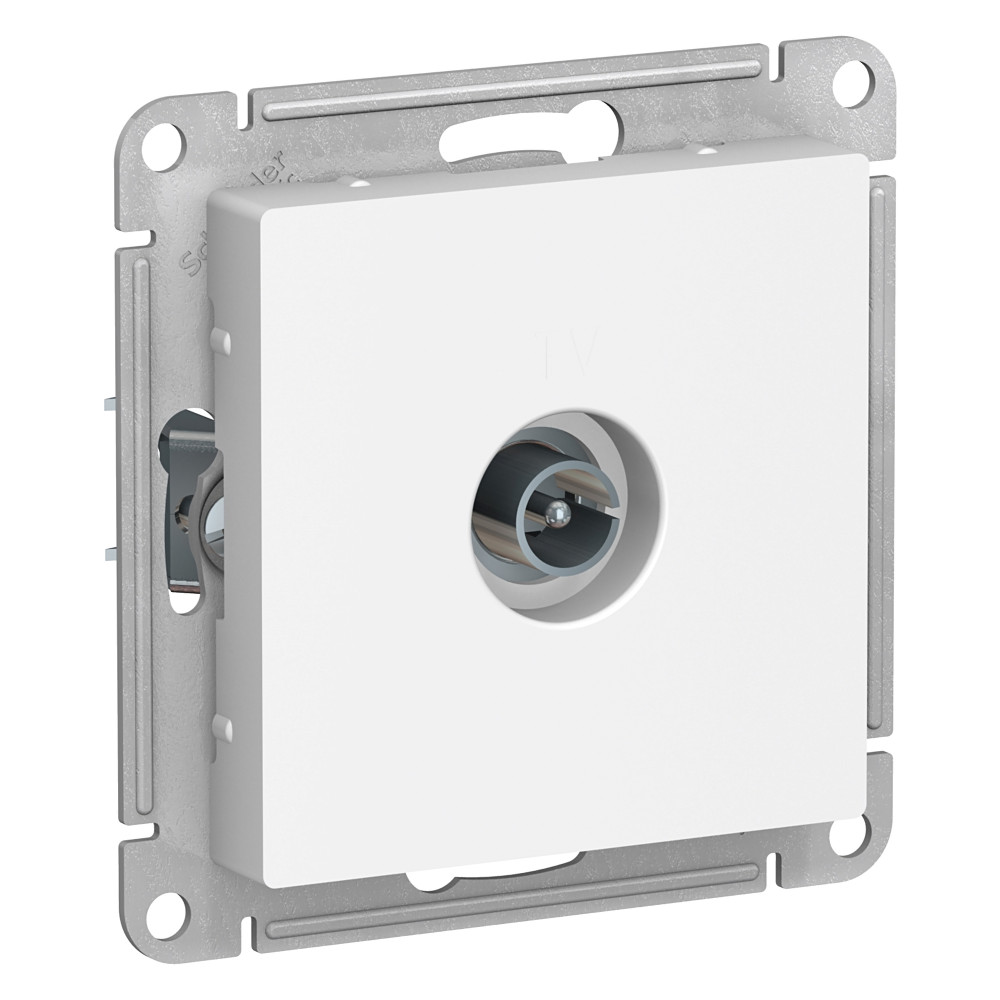 Розетка TV коннектор AtlasDesign механизм белая Schneider Electric