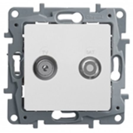 Розетка TV/SAT 2 каб. бел. Legrand ETIKA