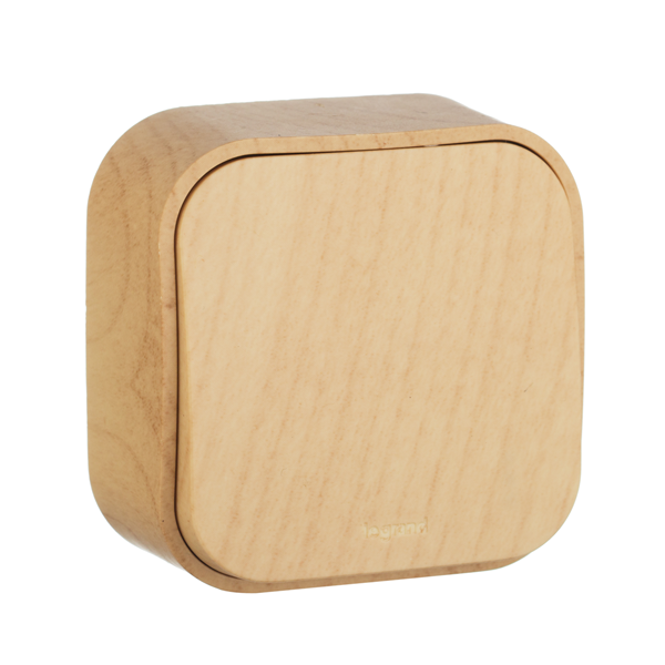 Выключатель 1-кл. ОП Quteo 10А IP20 10AX дерево