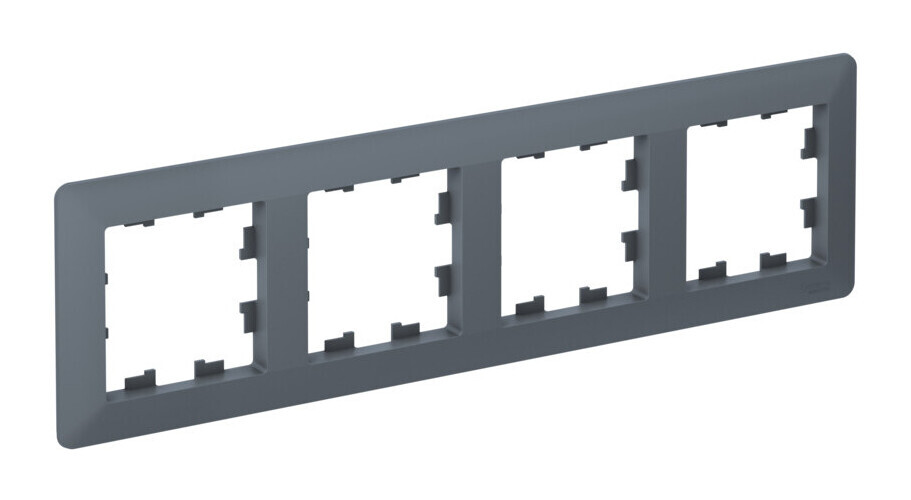 ATLASDESIGN AIR 4-постовая РАМКА, ГРИФЕЛЬ/дымчатый черный