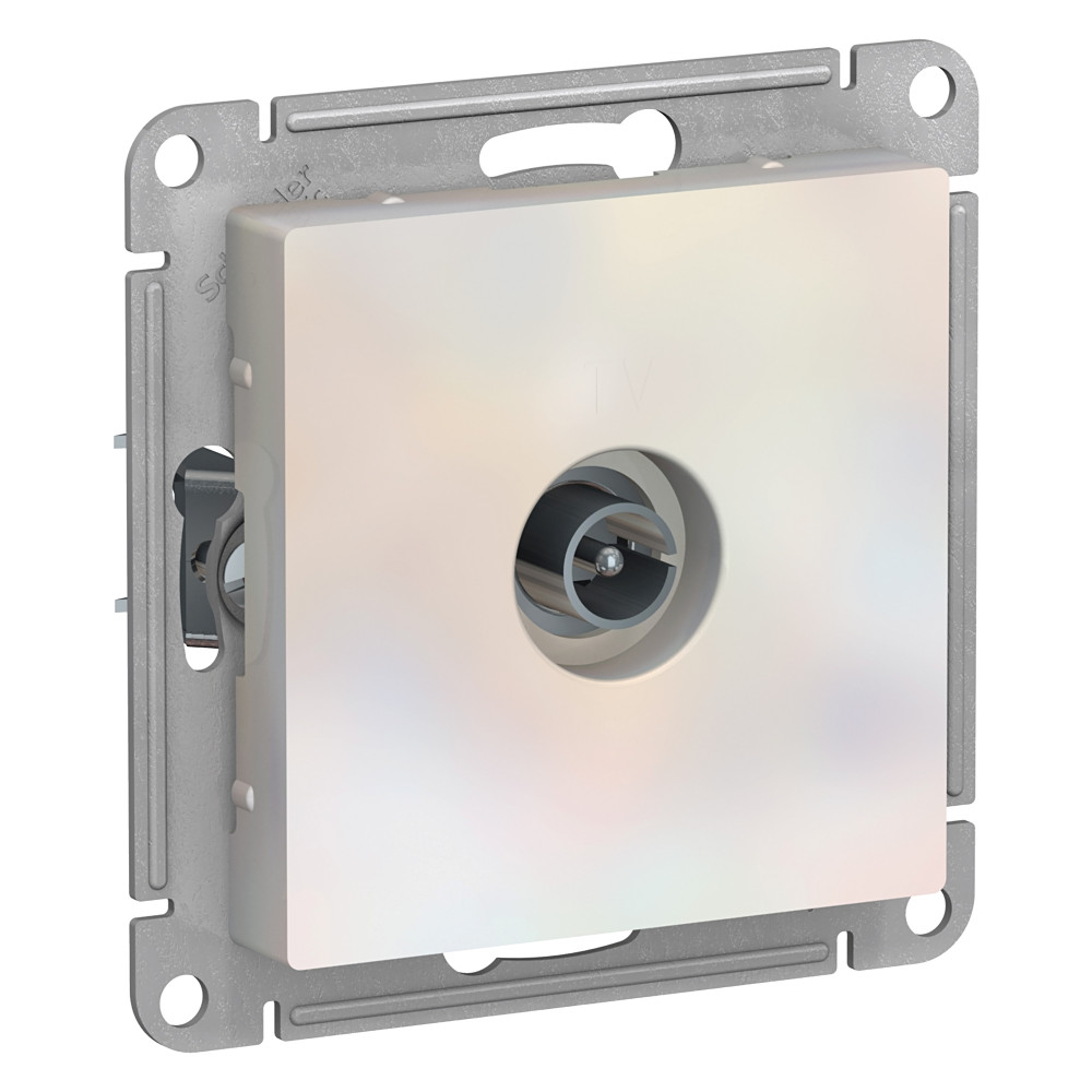 Розетка TV коннектор AtlasDesign механизм жемчуг Schneider Electric