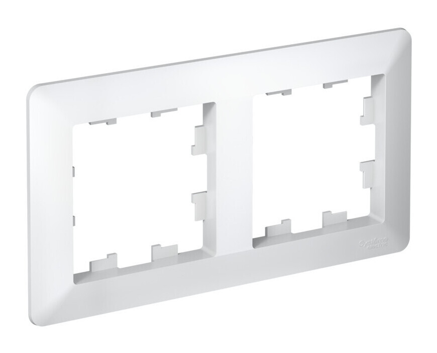 ATLASDESIGN AIR 2-постовая РАМКА, БЕЛЫЙ/дымчатый белый