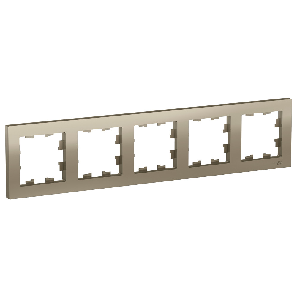 Рамка 5-постовая AtlasDesign универсальная шампань Shnider Electric