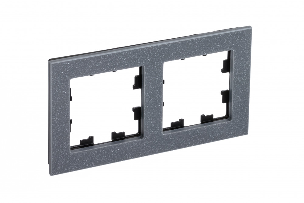 Рамка 2-м AtlasDesign Nature мрамор айс грей