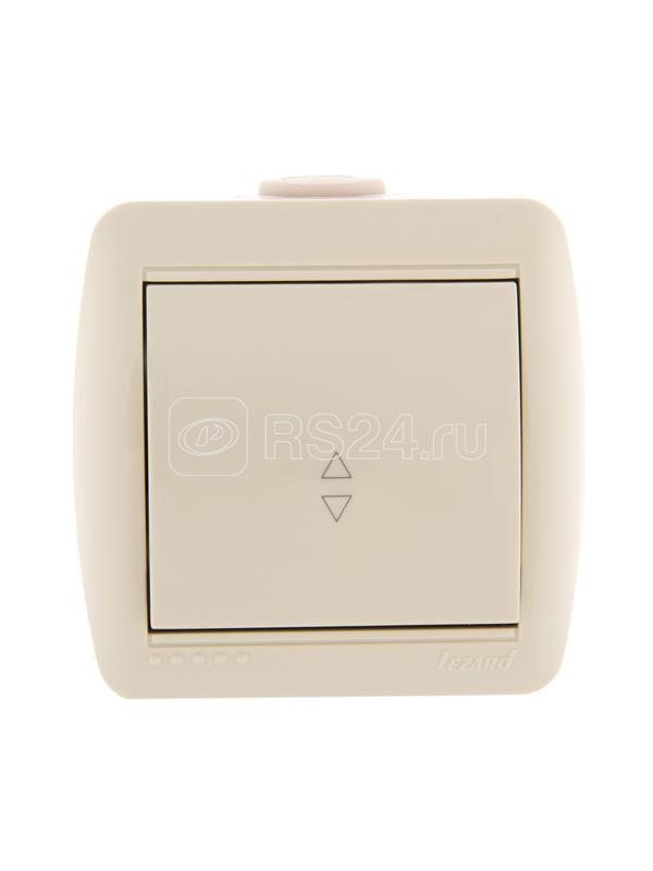 Выключатель NATA-105  1 кл. о.п. крем. проходной