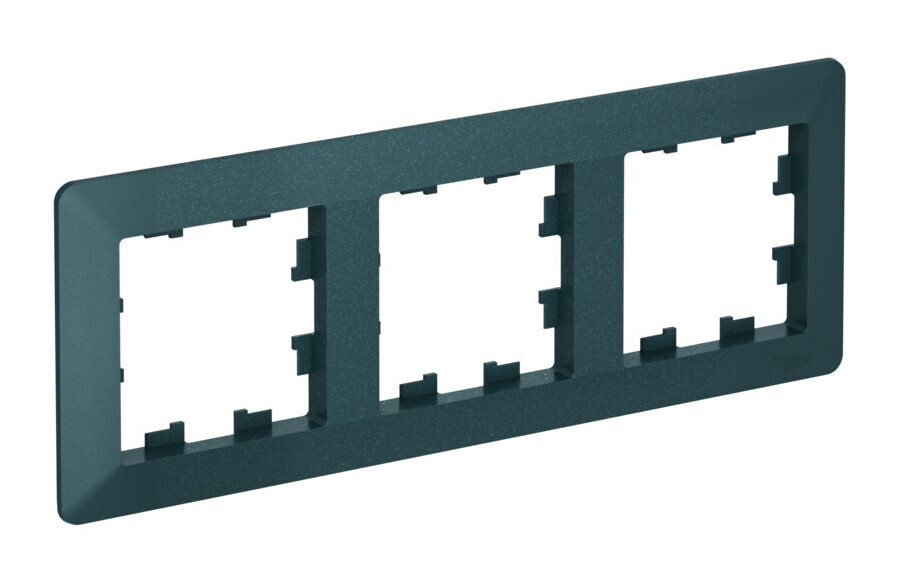 ATLASDESIGN AIR 3-постовая РАМКА, ИЗУМРУД/дымчатый черный