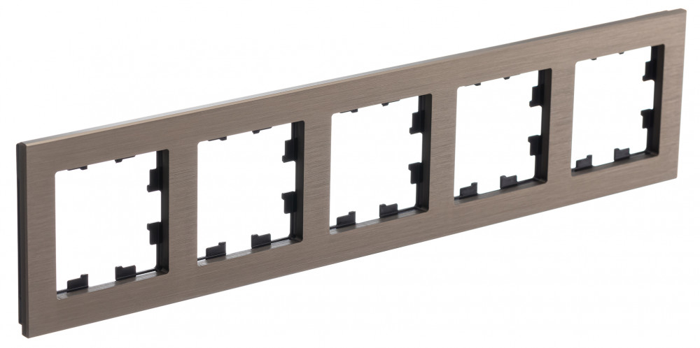 Рамка 5-м AtlasDesign Nature металл латунь