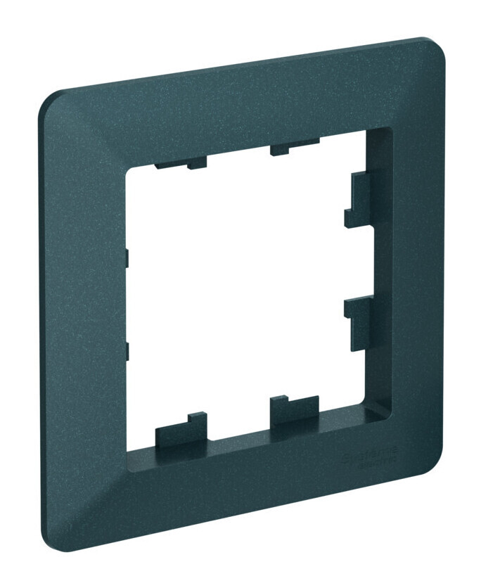 ATLASDESIGN AIR 1-постовая РАМКА, ИЗУМРУД/дымчатый черный