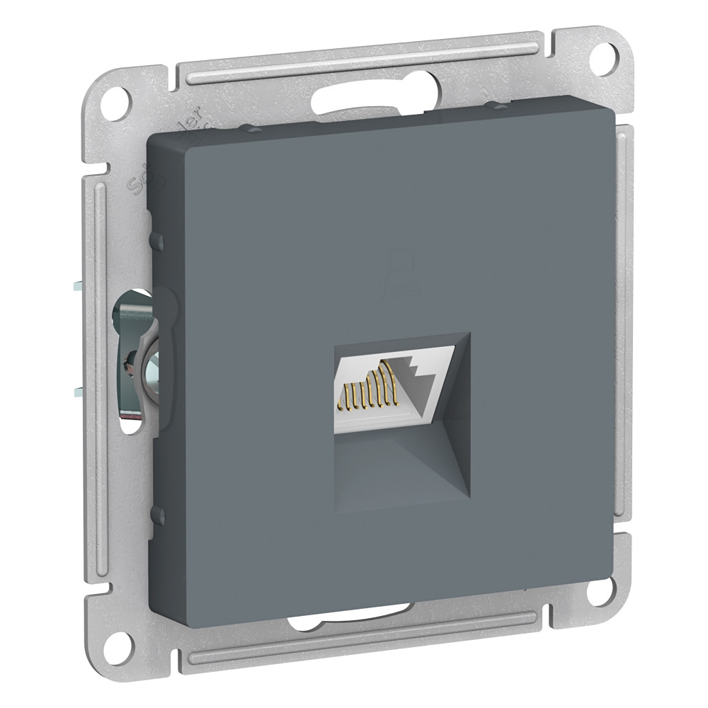 Розетка компьютерная RJ45 AtlasDesign механизм грифель Schneider Electric