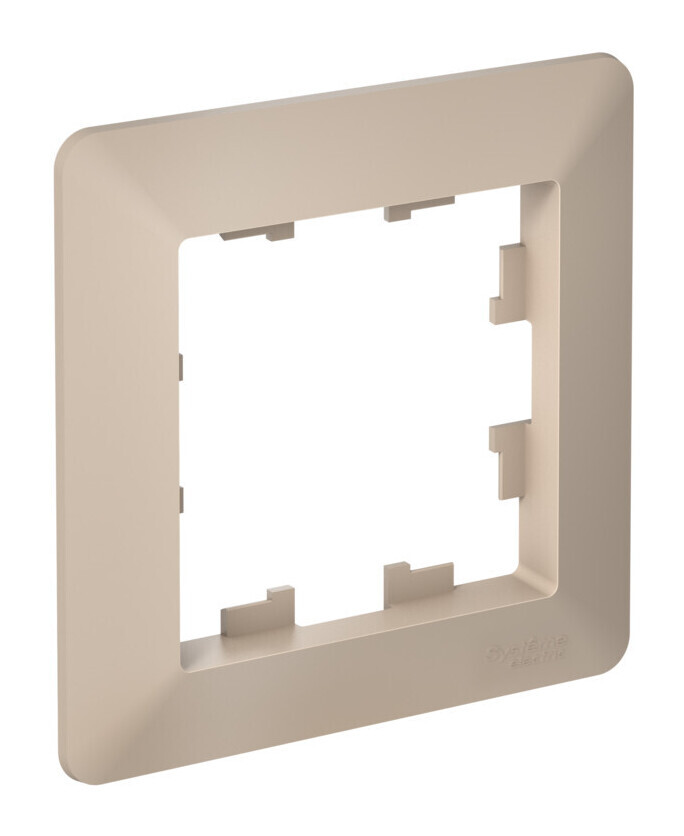 ATLASDESIGN AIR 1-постовая РАМКА, ПЕСОЧНЫЙ/дымчатый белый