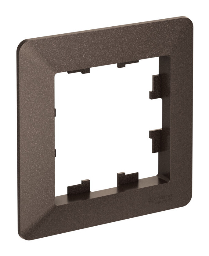 ATLASDESIGN AIR 1-постовая РАМКА, МОККО/дымчатый черный