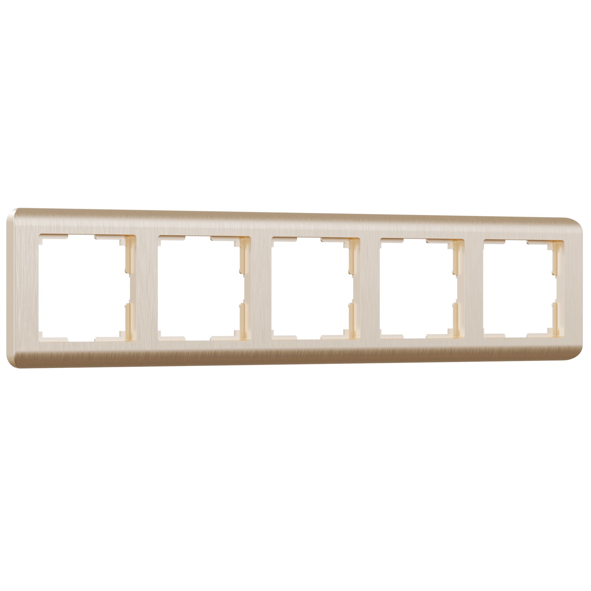 W0052111/ Рамка на 5 постов Stream (шампань)