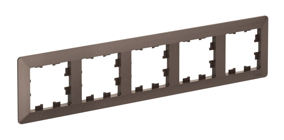 ATLASDESIGN AIR 5-постовая РАМКА, МОККО/дымчатый черный