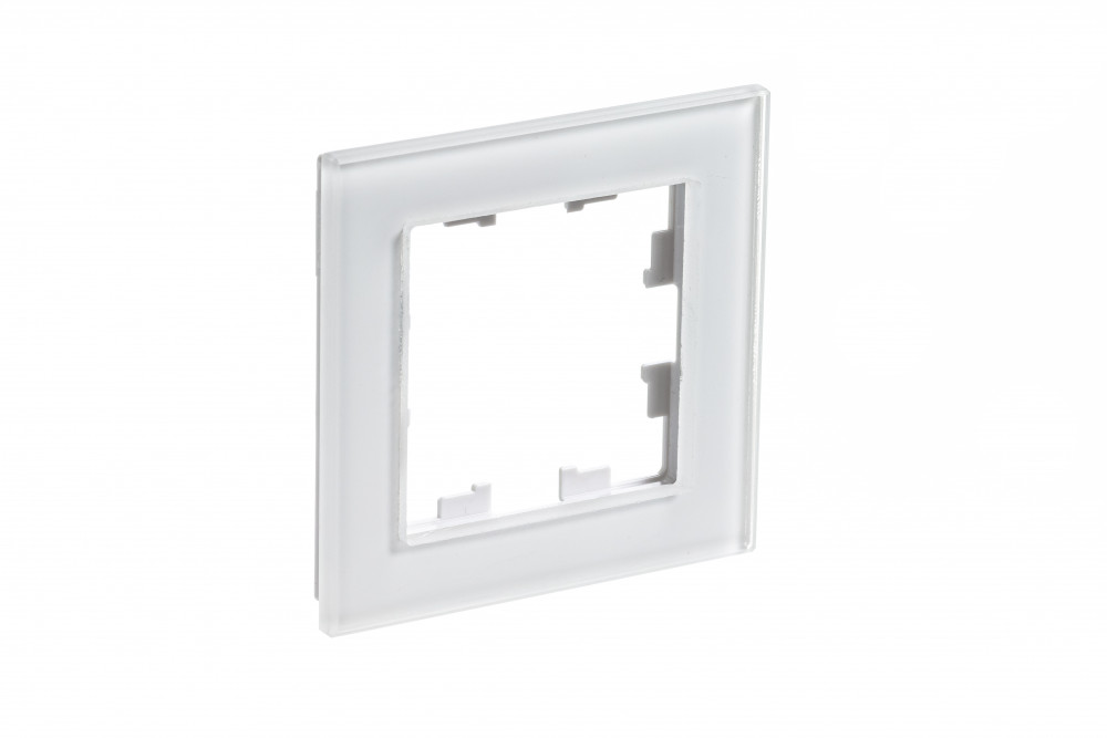 Рамка 1-м AtlasDesign Nature стекло бел. 