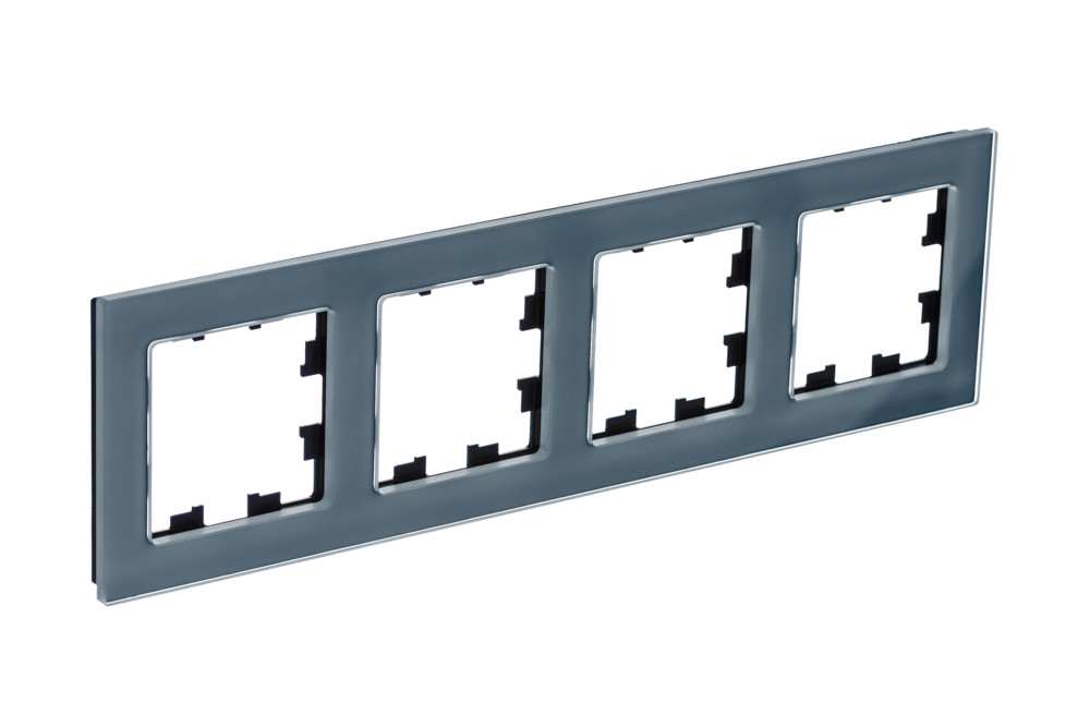 Рамка 4-м AtlasDesign Nature натуральное стекло, грифель