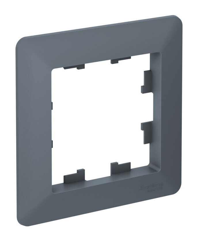 ATLASDESIGN AIR 1-постовая РАМКА, ГРИФЕЛЬ/дымчатый черный