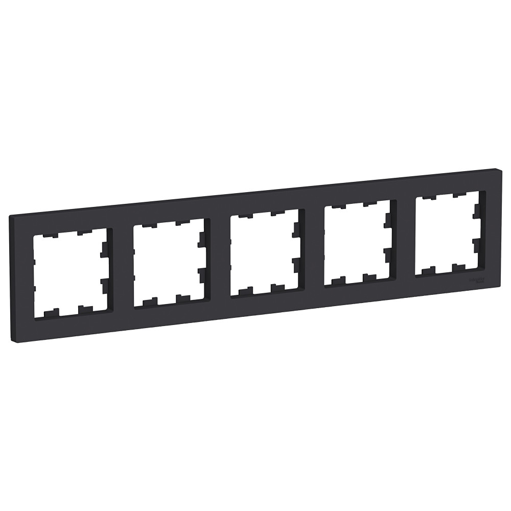 Рамка 5-постовая AtlasDesign универсальная карбон Shnieder Electric