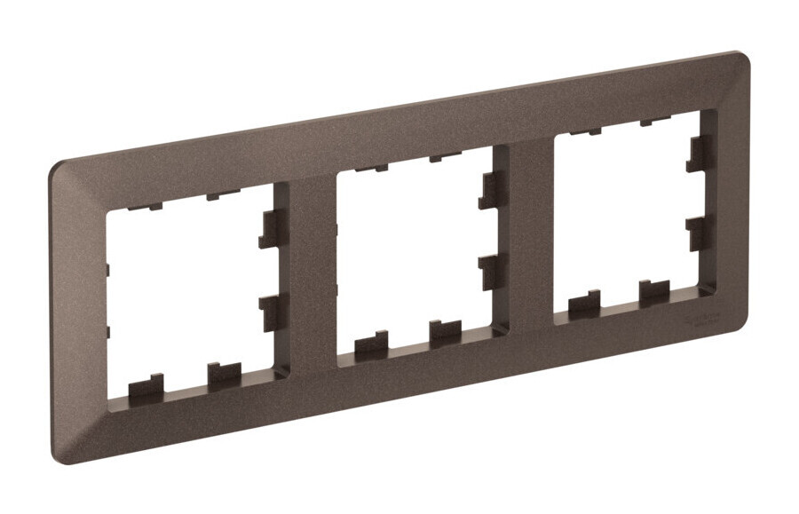 ATLASDESIGN AIR 3-постовая РАМКА, МОККО/дымчатый черный