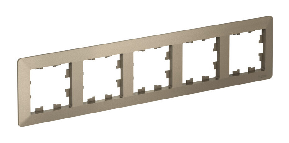 ATLASDESIGN AIR 5-постовая РАМКА, ШАМПАНЬ/дымчатый черный